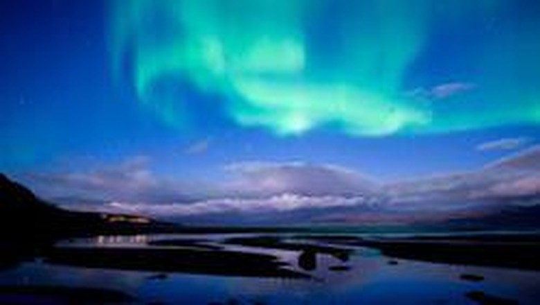 Aurora Borealis di Taman Nasional Abisko Swedia