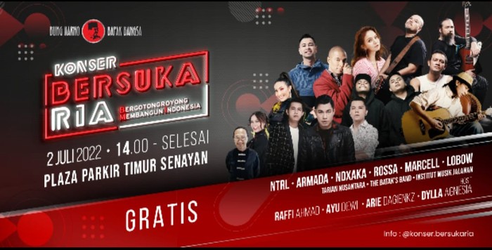 Banteng Muda Indonesia (BMI) akan menggelar konser bertemakan Bersuka Ria pada Sabtu (2/7) mendatang.