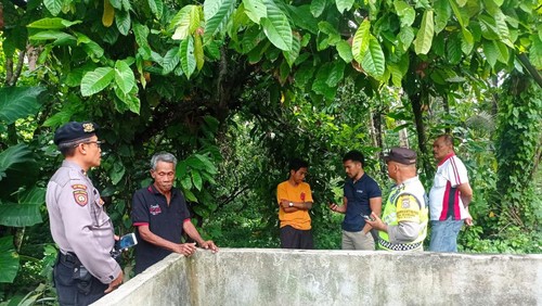 Lokasi pria ditemukan tewas gantung diri di Banjar Dajan Peken, Desa Sembung, Kecamatan Mengwi, Kabupaten Badung.