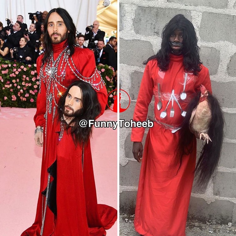 Aktor, komedian, model sekaligus influencer Funny Toheeb punya sejumlah kreasi mengikuti gaya seleb yang bikin ketawa. Berikut ini contohnya.