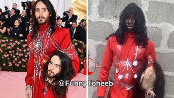 Jared Leto versi low budget. Foto: Funny Toheeb via Bored Panda