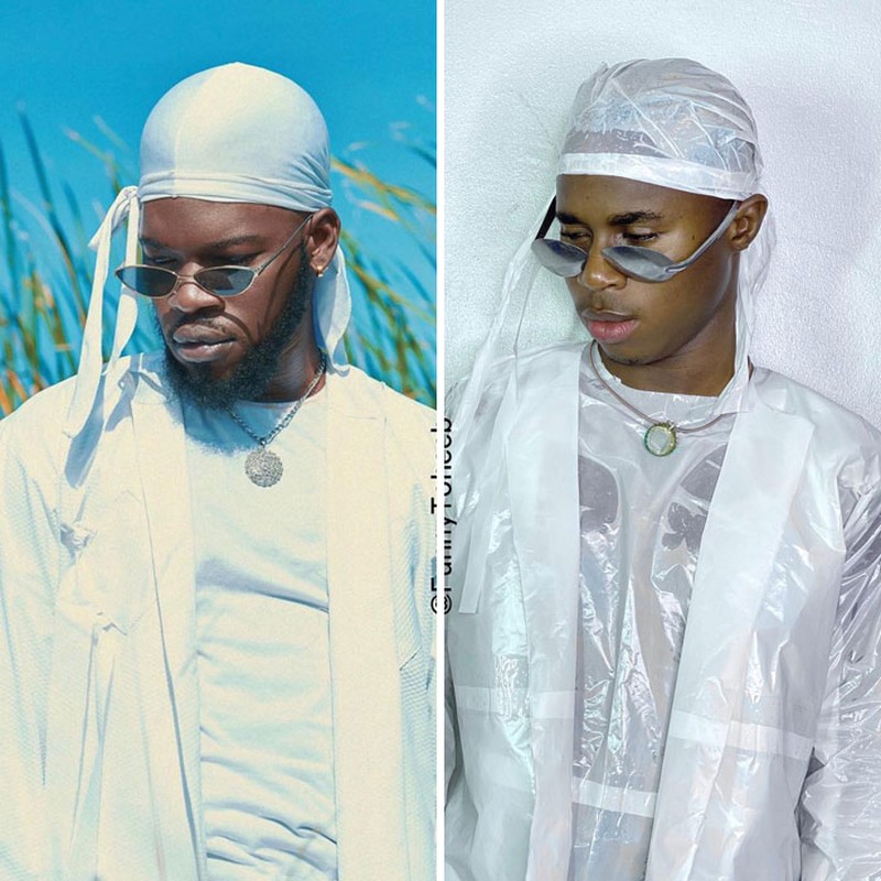 Aktor, komedian, model sekaligus influencer Funny Toheeb punya sejumlah kreasi mengikuti gaya seleb yang bikin ketawa. Berikut ini contohnya.