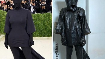 Mengikuti gaya ikonik Kim Kardashian. Foto: Funny Toheeb via Bored Panda