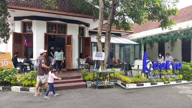 Gelato rendah kalori dibuat Koono Gelato