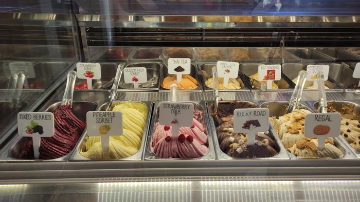 Gelato rendah kalori dibuat Koono Gelato