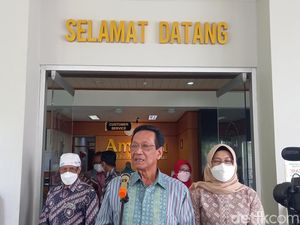 Penuhi Syarat Penetapan Gubernur DIY, Sultan HB X Jalani Tes Kesehatan