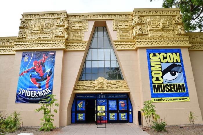 <i>Happy Birthday</i>, Spider-Man! SAN DIEGO, CALIFORNIA - JUNE 30: A general view of the atmosphere during Media Preview day at the Exclusive Installation Commemorating Spider-Man's 60th Anniversary at San Diego's Comic-Con Museum on June 30, 2022 in San Diego, California. (Photo by Jerod Harris/Getty Images)