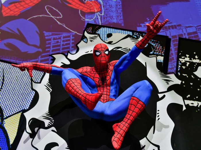 SAN DIEGO, CALIFORNIA - JUNE 30: A general view of the atmosphere during Media Preview day at the Exclusive Installation Commemorating Spider-Mans 60th Anniversary at San Diegos Comic-Con Museum on June 30, 2022 in San Diego, California. (Photo by Jerod Harris/Getty Images)