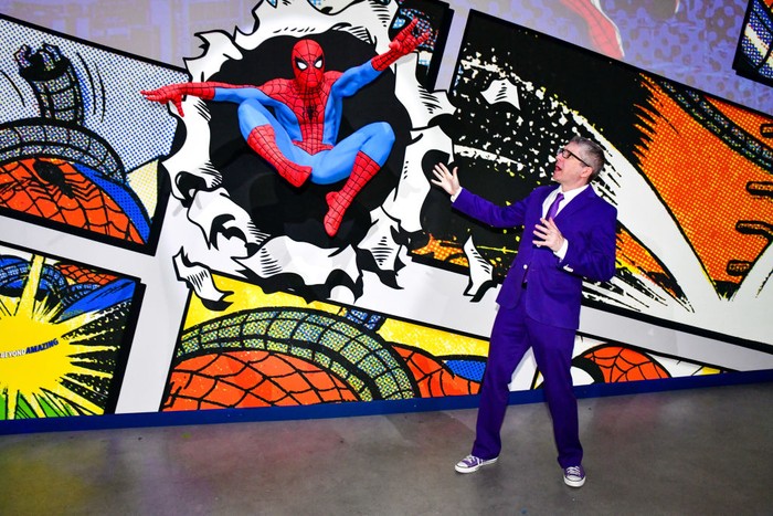 SAN DIEGO, CALIFORNIA - JUNE 30: A general view of the atmosphere during Media Preview day at the Exclusive Installation Commemorating Spider-Man's 60th Anniversary at San Diego's Comic-Con Museum on June 30, 2022 in San Diego, California. (Photo by Jerod Harris/Getty Images)