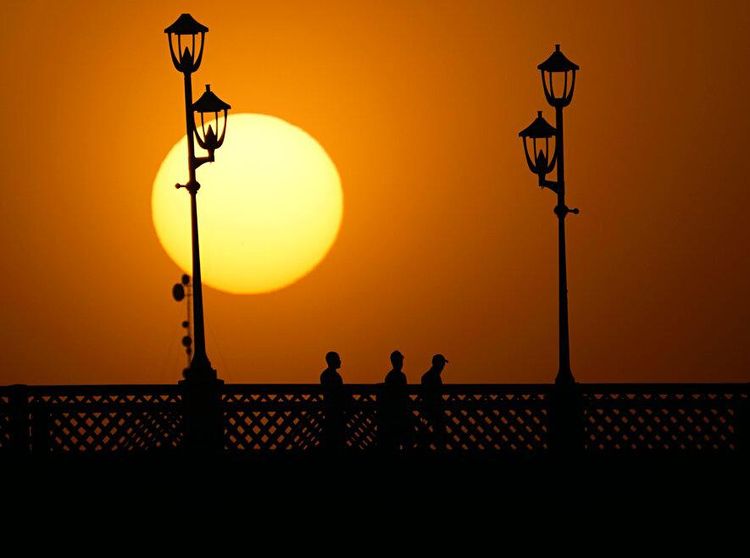 Senja Menawan di Irak yang Bikin Terpukau