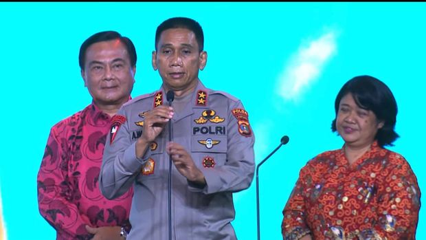 Irjen Akhmad Wiyagus penerima Hoegeng Awards 2022 kategori Polisi Berintegritas (Tangkapan layar YouTube)
