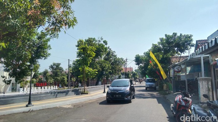 Jalan Bhayangkara di Majalengka.