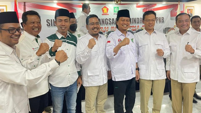 Kader PKB-Gerindra Jatim saat di Jakarta