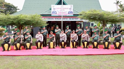 Kapolda Riau Kunjungi Makodim Inhil