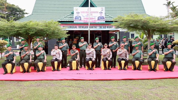 Kapolda Riau Kunjungi Makodim Inhil