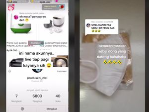 Beli Rice Cooker Rp 36 Ribu yang Datang 1 Buah Masker Saja