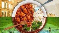 Chicken tikka masala adalah hidangan ayam bakar berbumbu kari yang gurih nikmat. Asalnya bukan dari India atau Bangladesh, melainkan Glasgow, Inggris. Seorang chef India di sana yang mengembangkan resep ini.