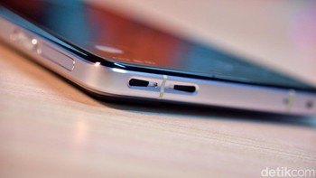 Ponselnya juga dilengkapi Symmetrical quad speakers, Dolby Atmos, dengan Hi-Res Audio certified, Hi-Res Audio Wireless certified,/ Foto: Adi Fida Rahman/detikINET
