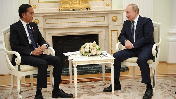 Presiden RI Jokowi dan Presiden Rusia Vladimir Putin (Dok. Pemerintah Kremlin)