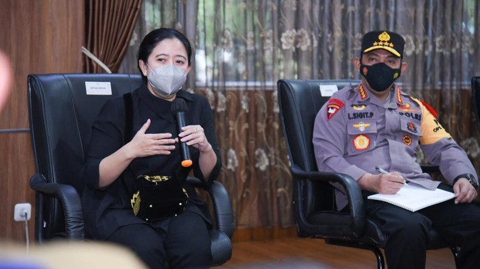 Puan Maharani dan Kapolri Jenderal Listyo Sigit Prabowo