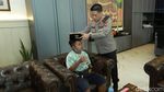 Senyum Rangga Berseri-seri Saat Dapat Sepeda dari Polisi