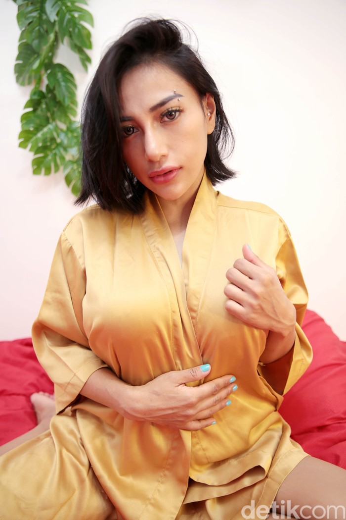 Rezy Adisty Rezy Adisty saat ditemui di kediamannya di kawasan Jakarta Timur.