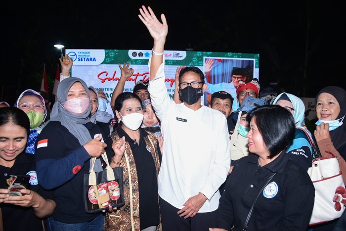 Sandiaga Uno di Blitar
