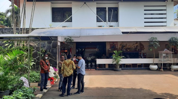 Suasana rumah duka Tjahjo Kumolo (Yogi-detikcom)