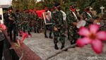 Upacara Militer Iringi Kepergian Tjahjo Kumolo ke Pusara Terakhir