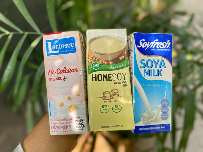 Adu rasa 3 susu kedelai