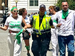 7 Momen Busy Philipps Ditangkap Polisi saat Protes Pencabutan Hak Aborsi