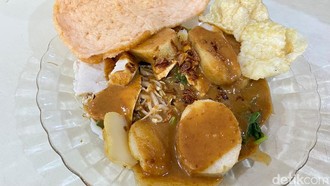 Resep Gado-Gado Jakarta Siram Saus Kacang yang Kental Gurih