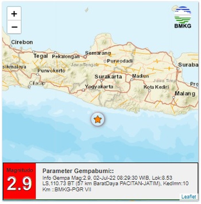 Gempa Pacitan