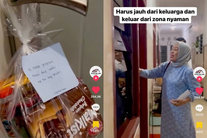 Ibu kos baik di Surabaya, bagikan camilan untuk penghuni kos