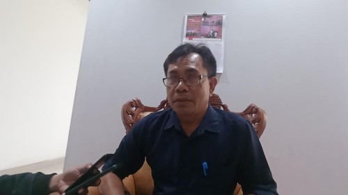 Kepala Dinas Pertanian dan Ketahanan Pangan Provinsi Bali I Wayan Sunada saat ditemui wartawan di ruang kerjanya, Sabtu (2/7/2022).