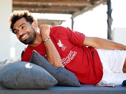 Depan: Mo Salah, valuasi 81 juta paun (Rp 1,46 triliun). Foto: Liverpool FC via Getty Images/Nick Taylor/Liverpool FC