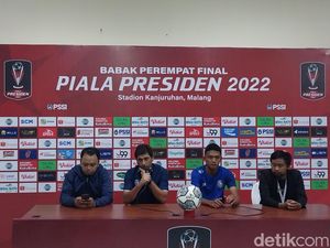 Eduardo Almeida Bersyukur Arema Lolos ke Semifinal Piala Presiden