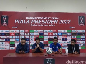 Eduardo Almeida Bersyukur Arema Lolos ke Semifinal Piala Presiden