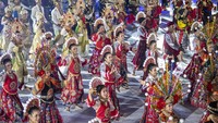 Acara pembukaan Fornas VI 2021 pun digelar dengan meriah.  