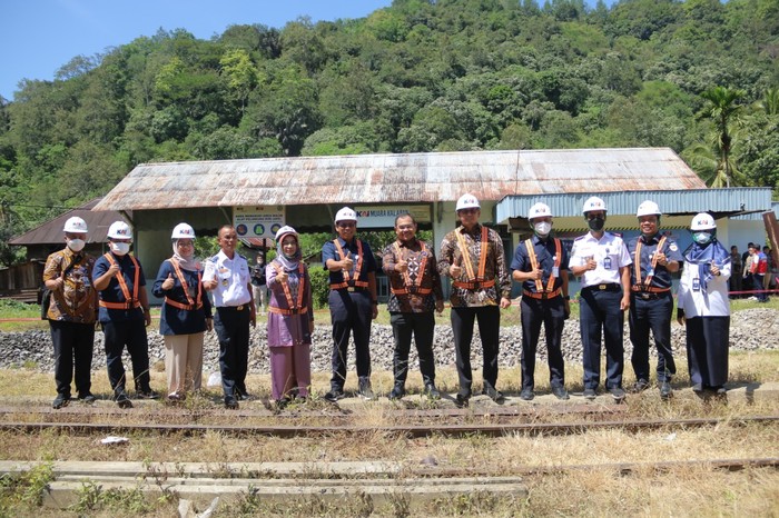Perbaikan jalur KA Sawahlunto - Muaro Kalaban dimulai