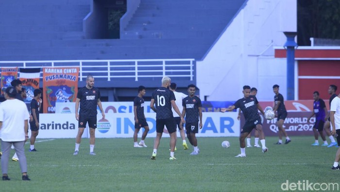 Persiapan PSM Makassar vs Borneo FC di Piala Presiden 2022.