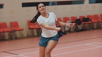 Yes, berhasil! Raisa bisa menahan serangan lawan. Foto: Instagram shaktisiddarta
