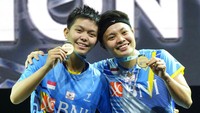 Duo peringkat ke-133 dunia tersebut akhirnya meraih gelar juara BWF World Tour pertama mereka sebagai pasangan ganda putri.