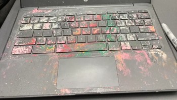 Ketumpahan cat warna. Foto: Brightside