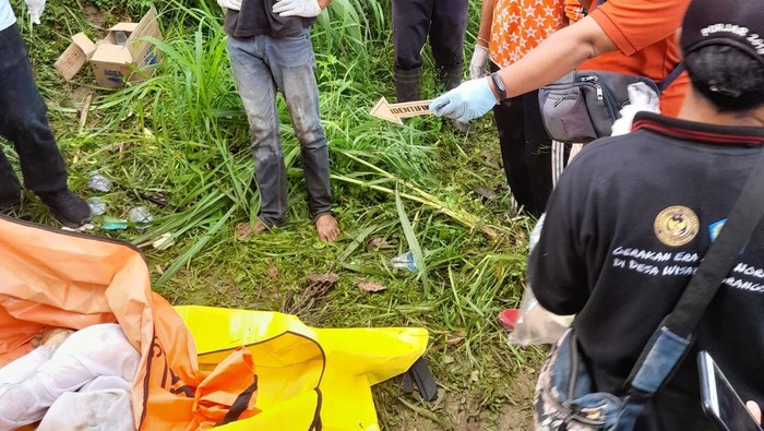 Lansia ditemukan tewas di Sungai Penet, Banjar Senepan, Desa Carangsari, Kecamatan Petang, Kabupaten Badung, Bali, Minggu (3/7/2022), usai hilang selama sepuluh hari.