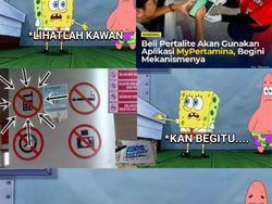 Meme Nyeleneh Ketika Beli Pertalite Pakai MyPertamina