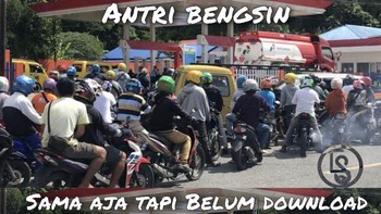 Antriannya tetap sama. Foto: Facebook/Floypy Sun