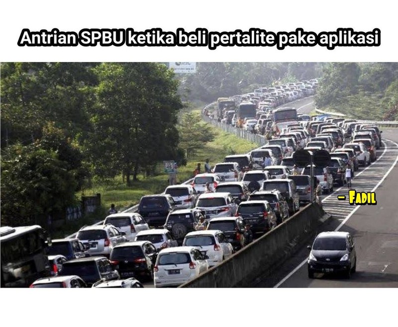 Meme beli pertalite.