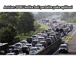 Meme Nyeleneh Ketika Beli Pertalite Pakai MyPertamina