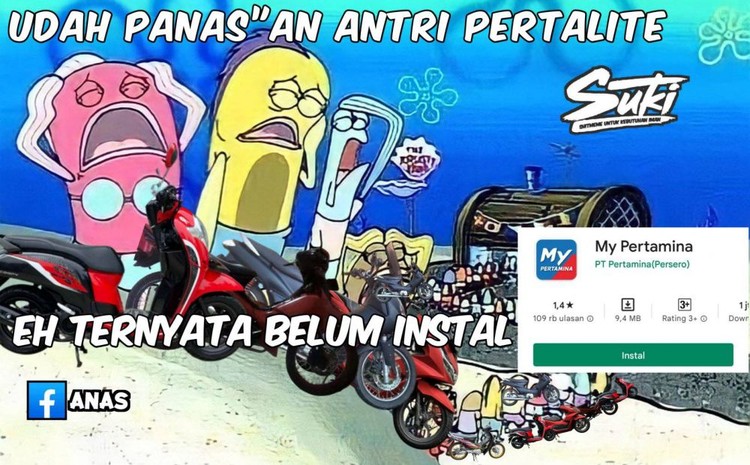 Meme beli pertalite.